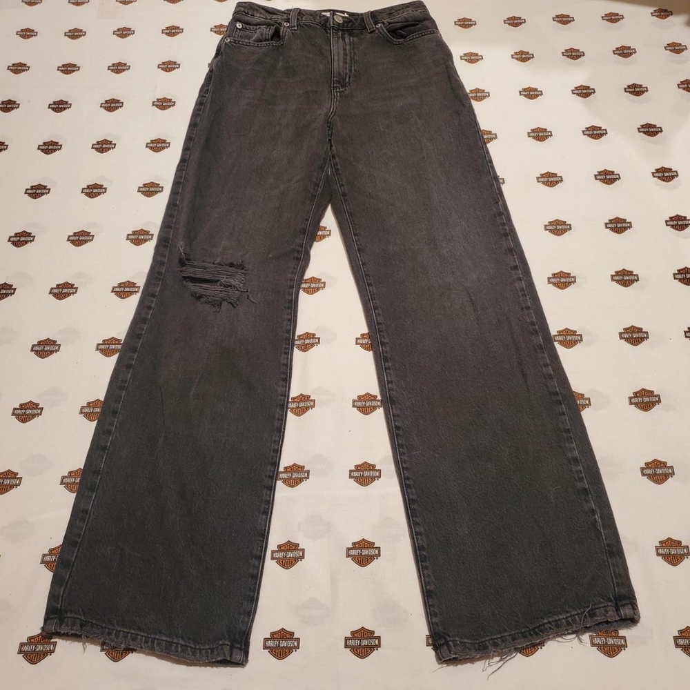 Garage Black Distressed Denim Jeans!